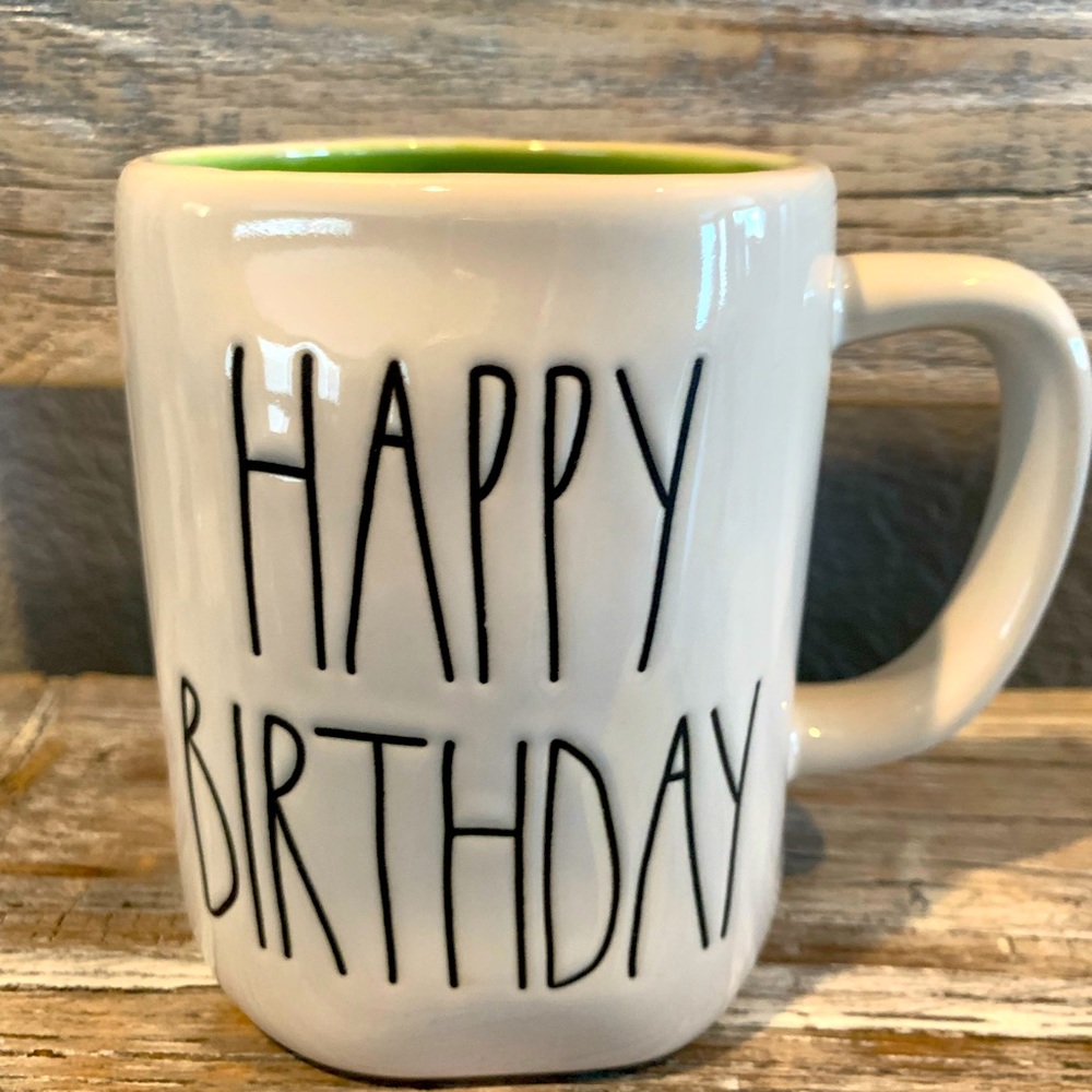 Rae Dunn Happy Birthday Mug